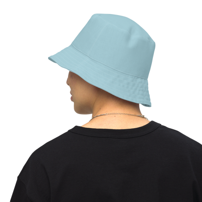 Detroit Bucket Hat (w/ Army Green 'Old French D' | Reversible - '58 Caddie Blue