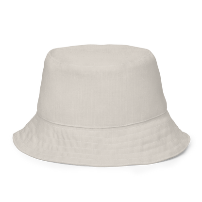 Michigan Upper Peninsula Bucket Hat | Reversible - Plum/Canvas Color