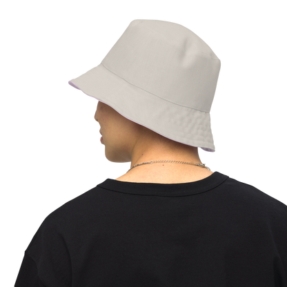 Detroit 'Old English D' Bucket Hat | Reversible - Pale Lavender/Canvas Color