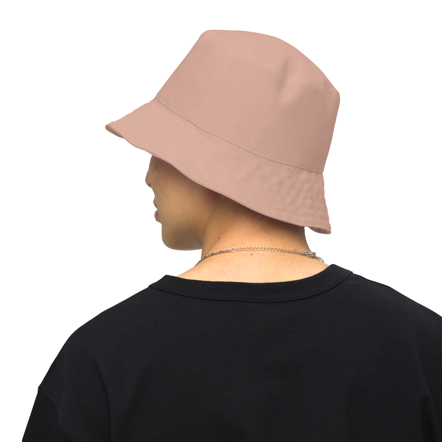 Detroit 'Old English D' Bucket Hat | Reversible - Pale Copper