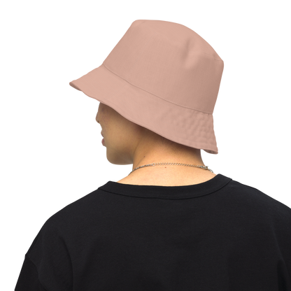 Detroit 'Old English D' Bucket Hat | Reversible - Pale Copper