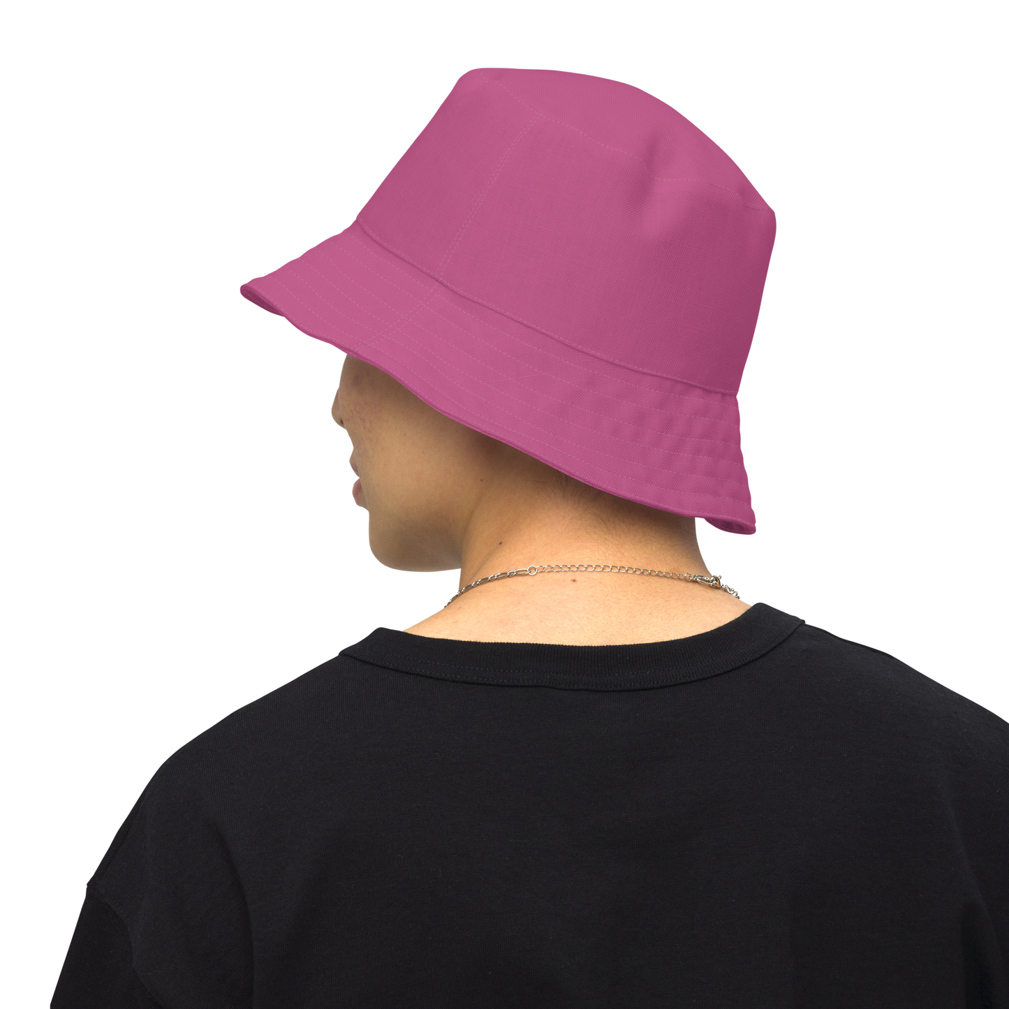 Detroit 'Old English D' Bucket Hat | Reversible - Apple Blossom Pink