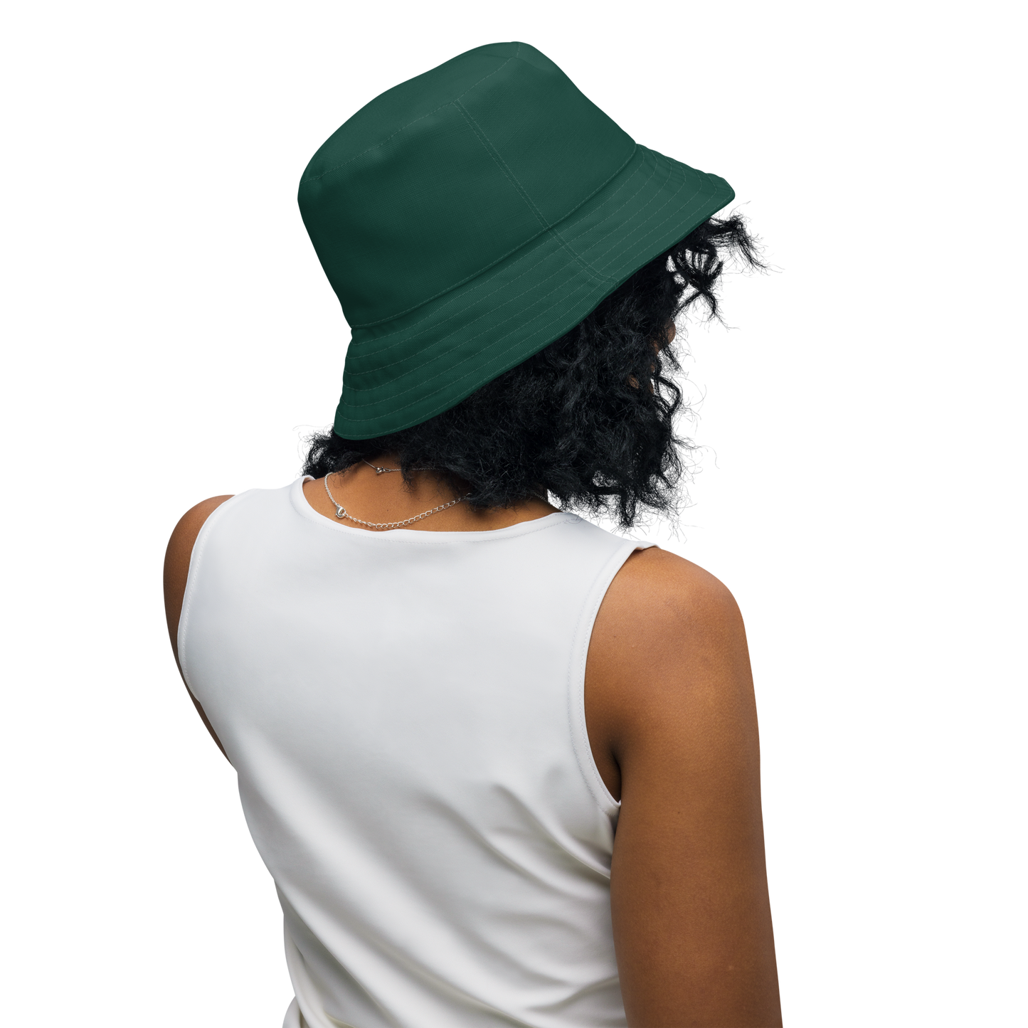 Detroit 'Old English D' Bucket Hat | Reversible - Laconic Green