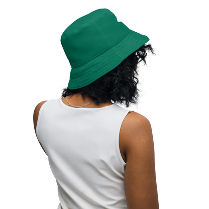 Michigan Upper Peninsula Bucket Hat (w/ UP Outline) | Reversible - Emerald Green