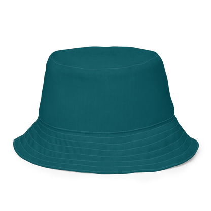 Michigan Upper Peninsula Bucket Hat (w/ UP Outline) | Reversible - Teal