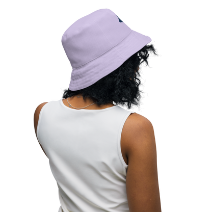 Michigan Upper Peninsula Bucket Hat (w/ Navy UP Outline) | Reversible - Lavender