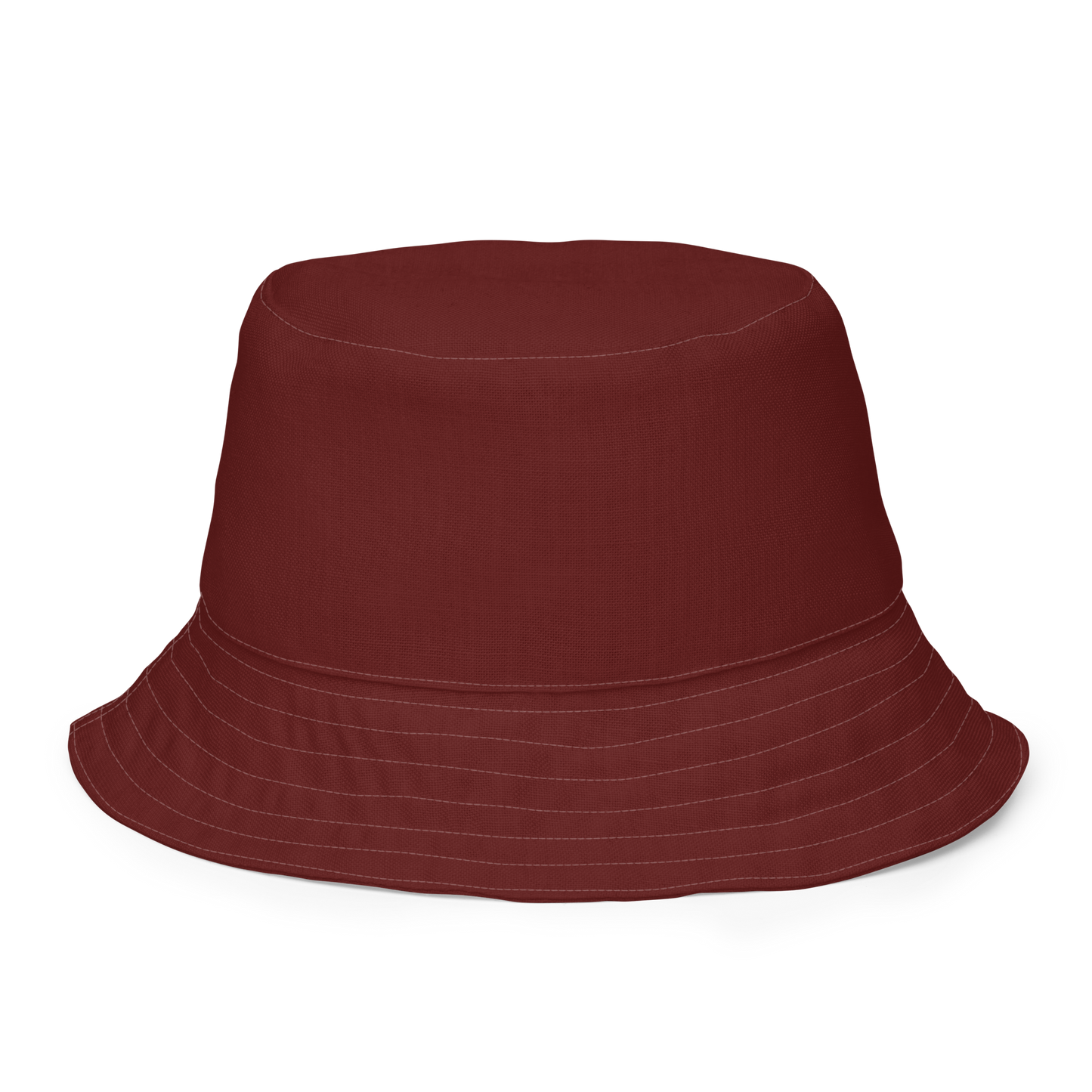 Michigan Upper Peninsula Bucket Hat (w/ UP Outline) | Reversible - Cherrywood Color