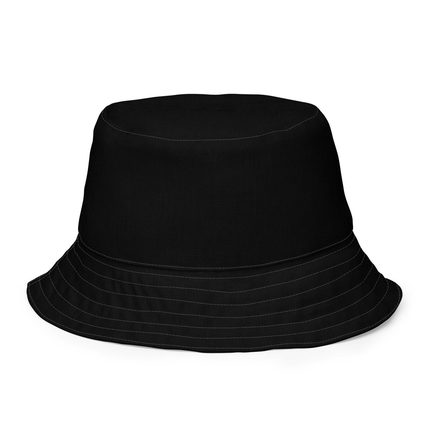 Michigan Upper Peninsula Bucket Hat (w/ Orange UP Outline) | Reversible - Black