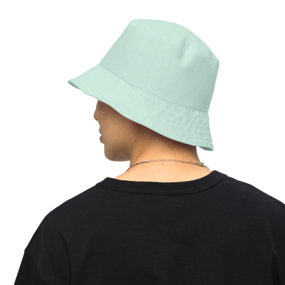 Michigan Upper Peninsula Bucket Hat (w/ Copper Green UP Outline) | Reversible - Sea Green