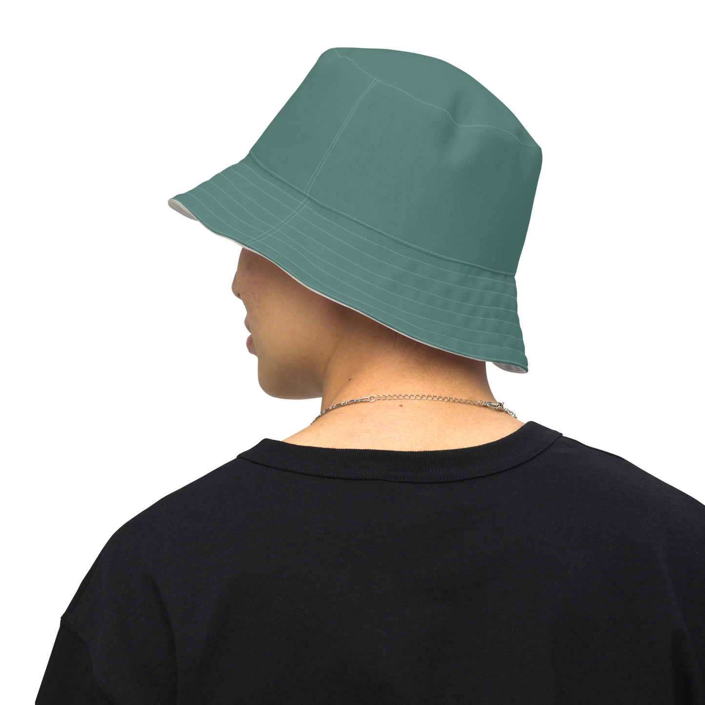 Michigan Upper Peninsula Bucket Hat | Reversible - Copper Green/Canvas Color