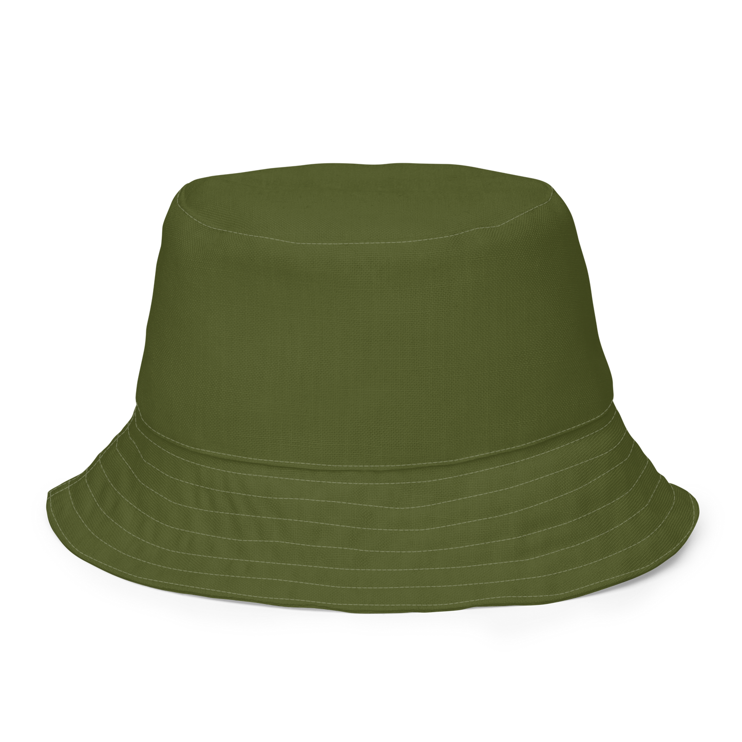 Michigan Upper Peninsula Bucket Hat | Reversible - Army Green/Canvas Color