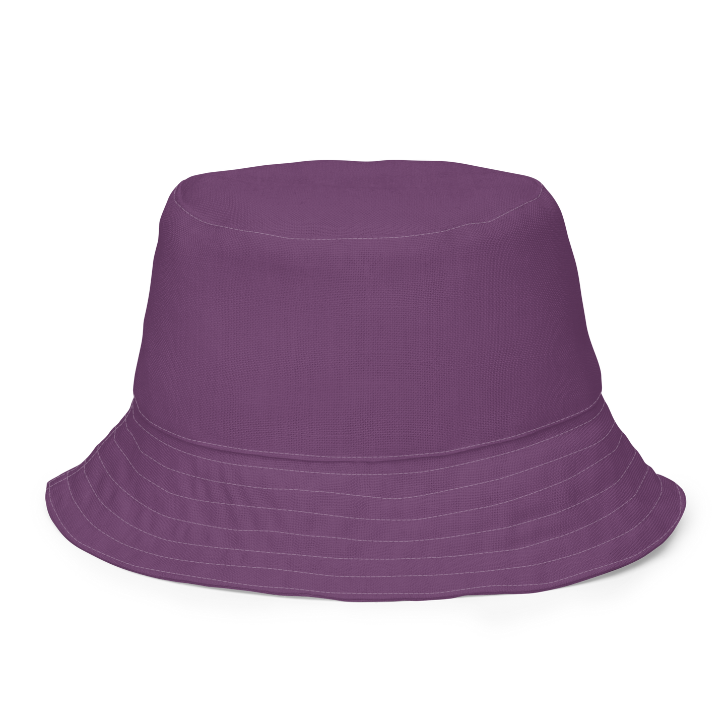 Michigan Upper Peninsula Bucket Hat | Reversible - Plum/Canvas Color