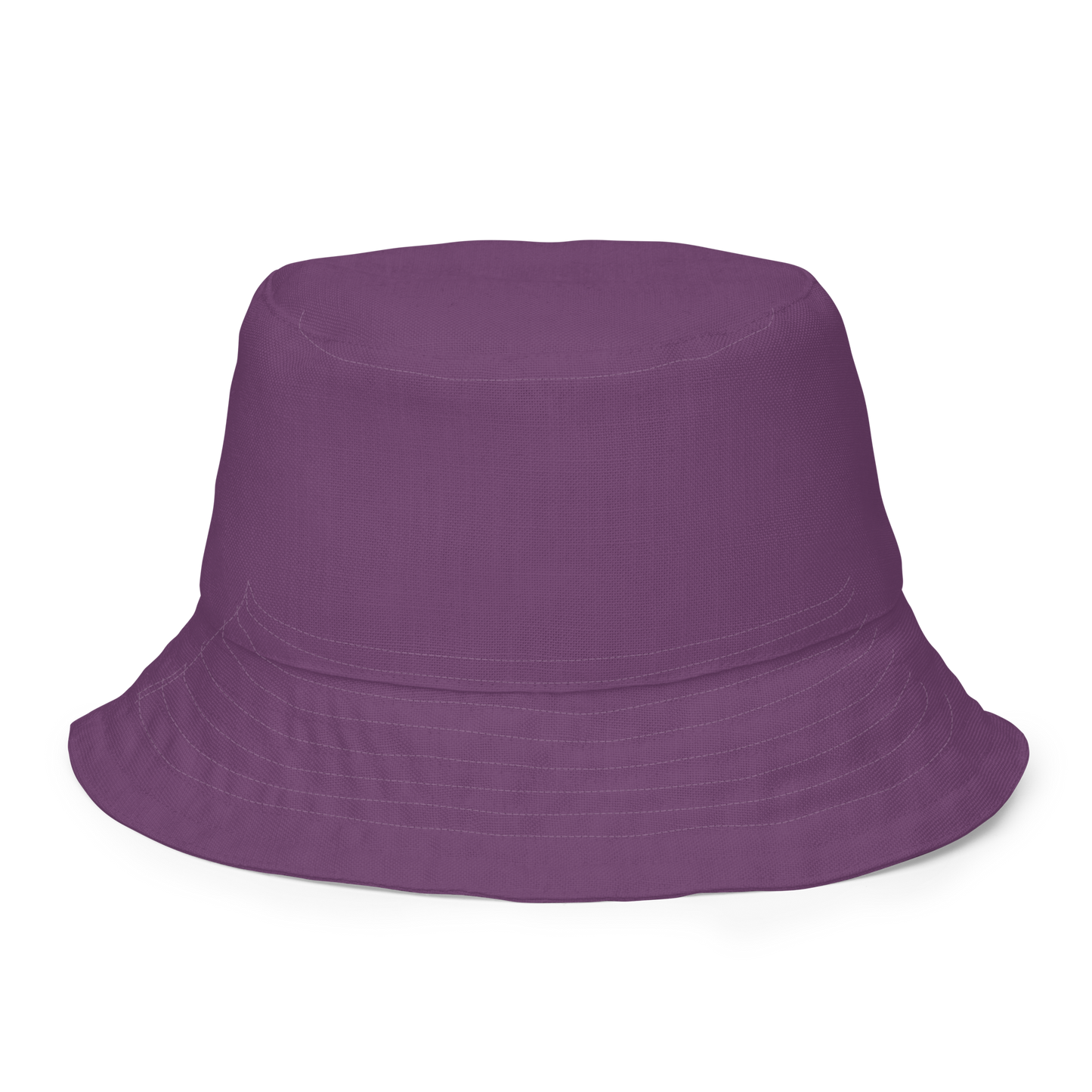 Detroit 'Old English D' Bucket Hat | Reversible - Plum/Canvas Color