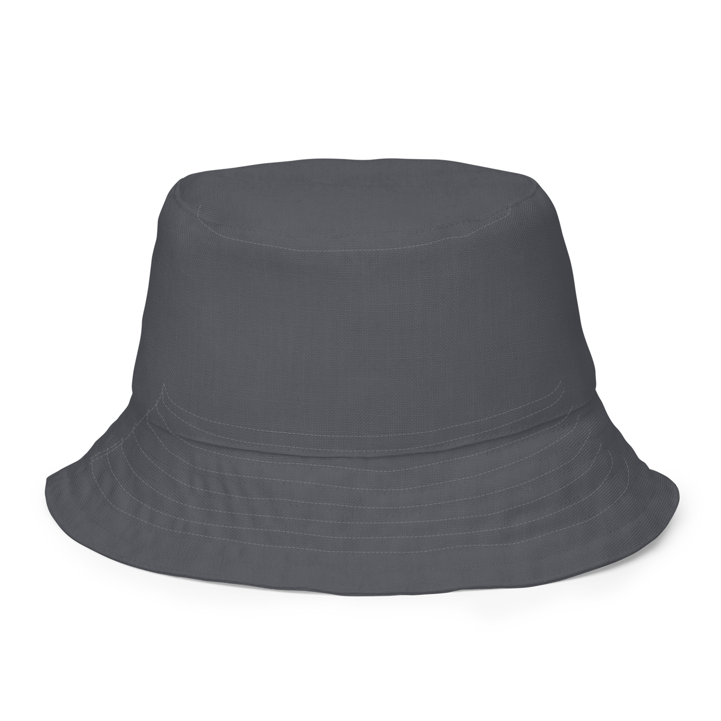 Detroit 'Old English D' Bucket Hat | Reversible - Iron Ore Grey