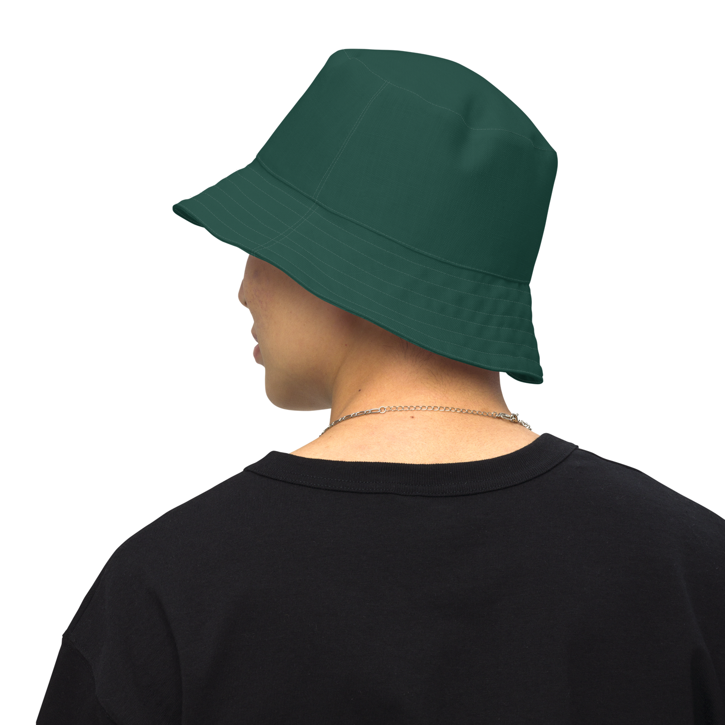 Detroit 'Old English D' Bucket Hat | Reversible - Laconic Green