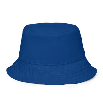 Detroit 'Old English D' Bucket Hat | Reversible - Dearborn Blue/Canvas Color