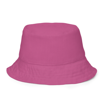 Michigan Upper Peninsula Bucket Hat | Reversible - Apple Blossom Pink/Canvas Color