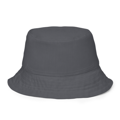 Detroit 'Old English D' Bucket Hat | Reversible - Iron Ore Grey/Canvas Color