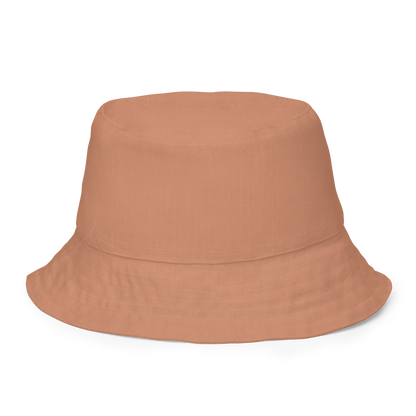 Detroit 'Old English D' Bucket Hat | Reversible - Copper/Canvas Color