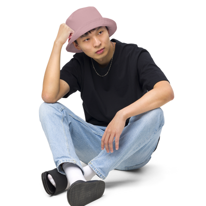 Detroit 'Old English D' Bucket Hat | Reversible - Cherry Blossom Pink