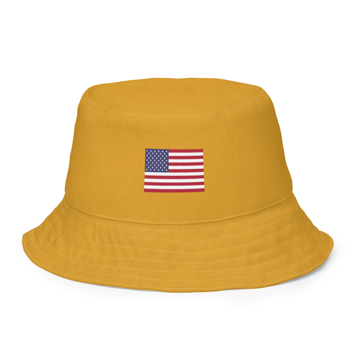 Michigan Upper Peninsula Bucket Hat (Patriot Edition) | Reversible - Gold