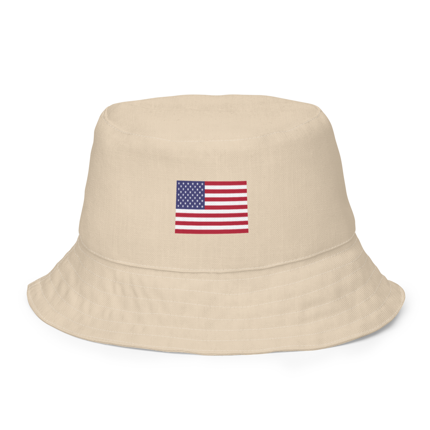 Michigan Upper Peninsula Bucket Hat (Patriot Edition) | Reversible - Canvas Color