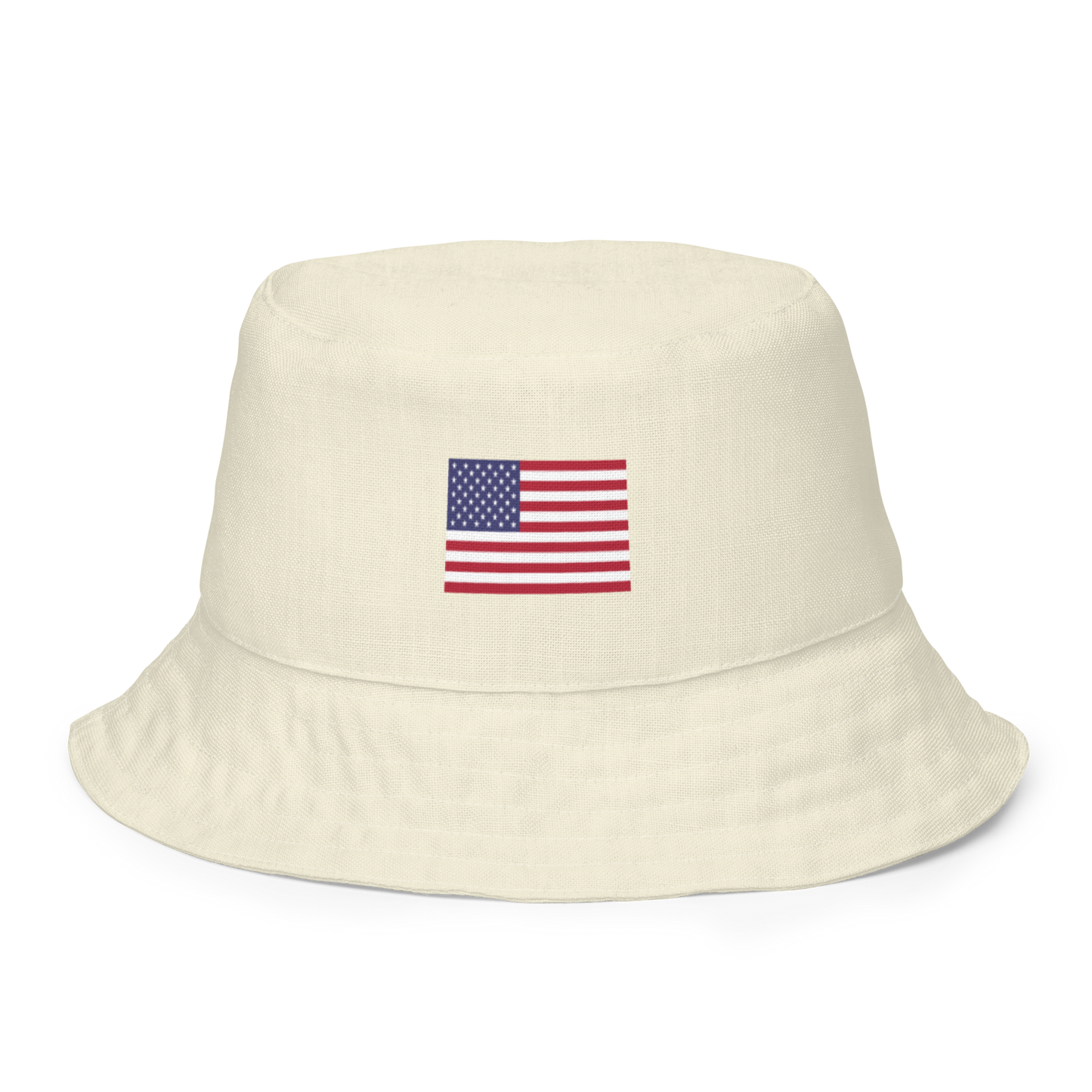 Michigan Upper Peninsula Bucket Hat (Patriot Edition) | Reversible - Ivory