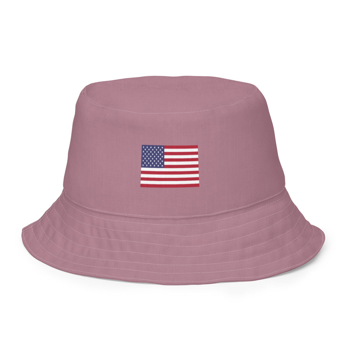 Michigan Upper Peninsula Bucket Hat (Patriot Edition) | Reversible - Cherry Blossom Pink