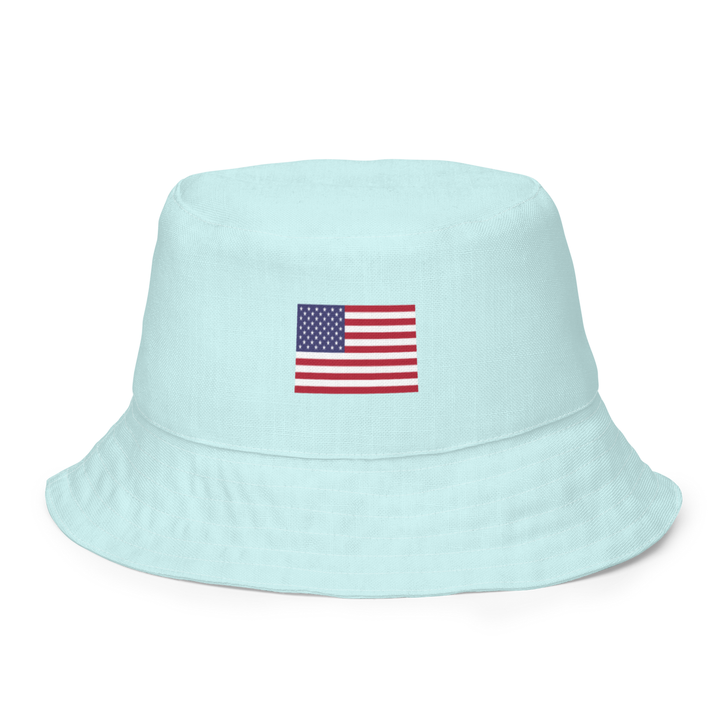 Michigan Upper Peninsula Bucket Hat (Patriot Edition) | Reversible - Cyan