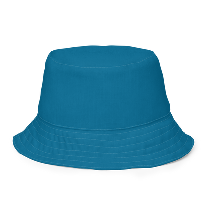 Michigan Upper Peninsula Bucket Hat (w/ UP Outline) | Reversible - Cerulean