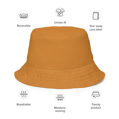 Michigan Upper Peninsula Bucket Hat (w/ UP Outline) | Reversible - Bronze