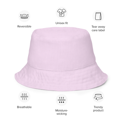 Michigan Upper Peninsula Bucket Hat (w/ UP Pride Flag) | Reversible - Pale Lavender