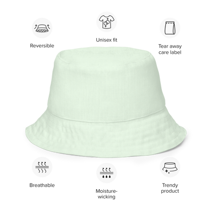 Detroit 'Old English D' Bucket Hat | Reversible - Dew Green