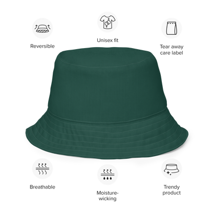 Detroit 'Old English D' Bucket Hat | Reversible - Laconic Green