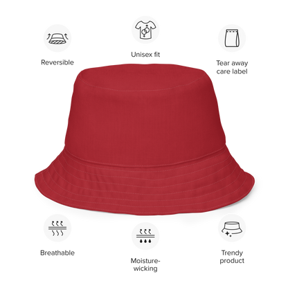 Great Lakes Reversible Bucket Hat | Thimbleberry Red