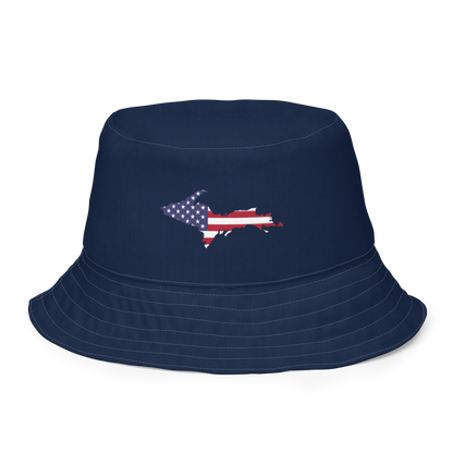 Michigan Upper Peninsula Bucket Hat (w/ UP USA Flag) | Unisex Reversible