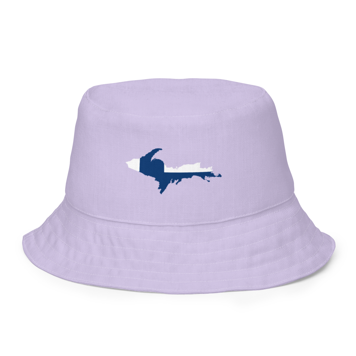 Michigan Upper Peninsula Bucket Hat (w/ UP Finland Flag) | Reversible - Lavender