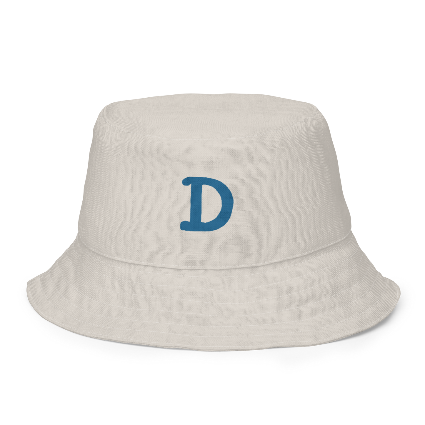 Detroit Bucket Hat (w/ Blueberry 'Old French D') | Reversible - Canvas Color