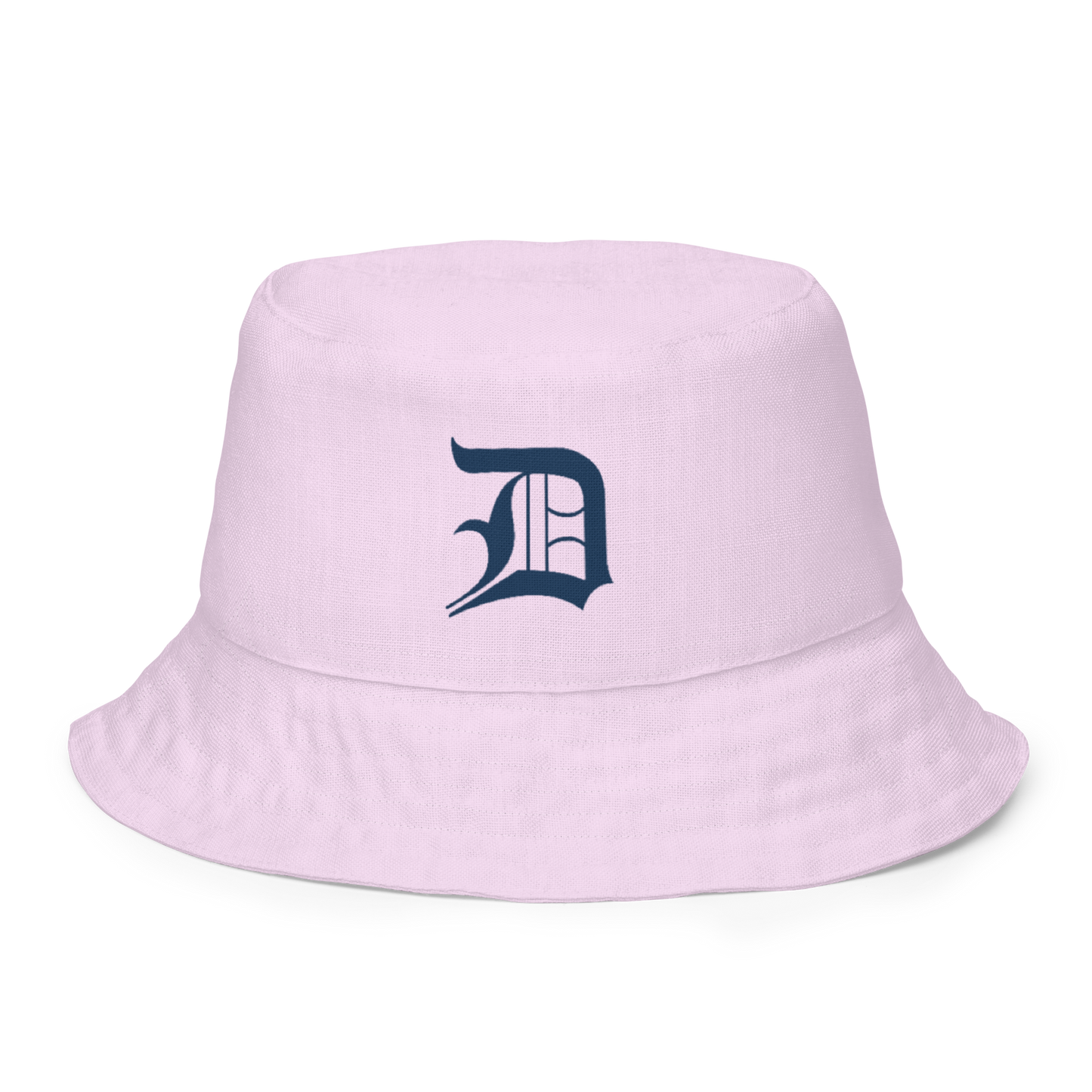 Detroit 'Old English D' Bucket Hat | Reversible - Pale Lavender/Canvas Color