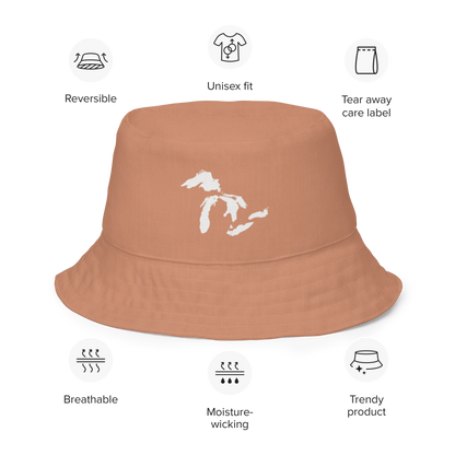 Great Lakes Reversible Bucket Hat | Copper