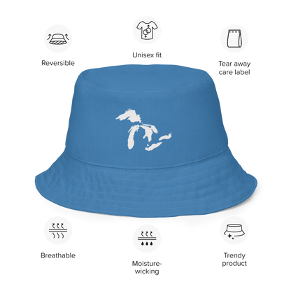 Great Lakes Reversible Bucket Hat | Superior Blue