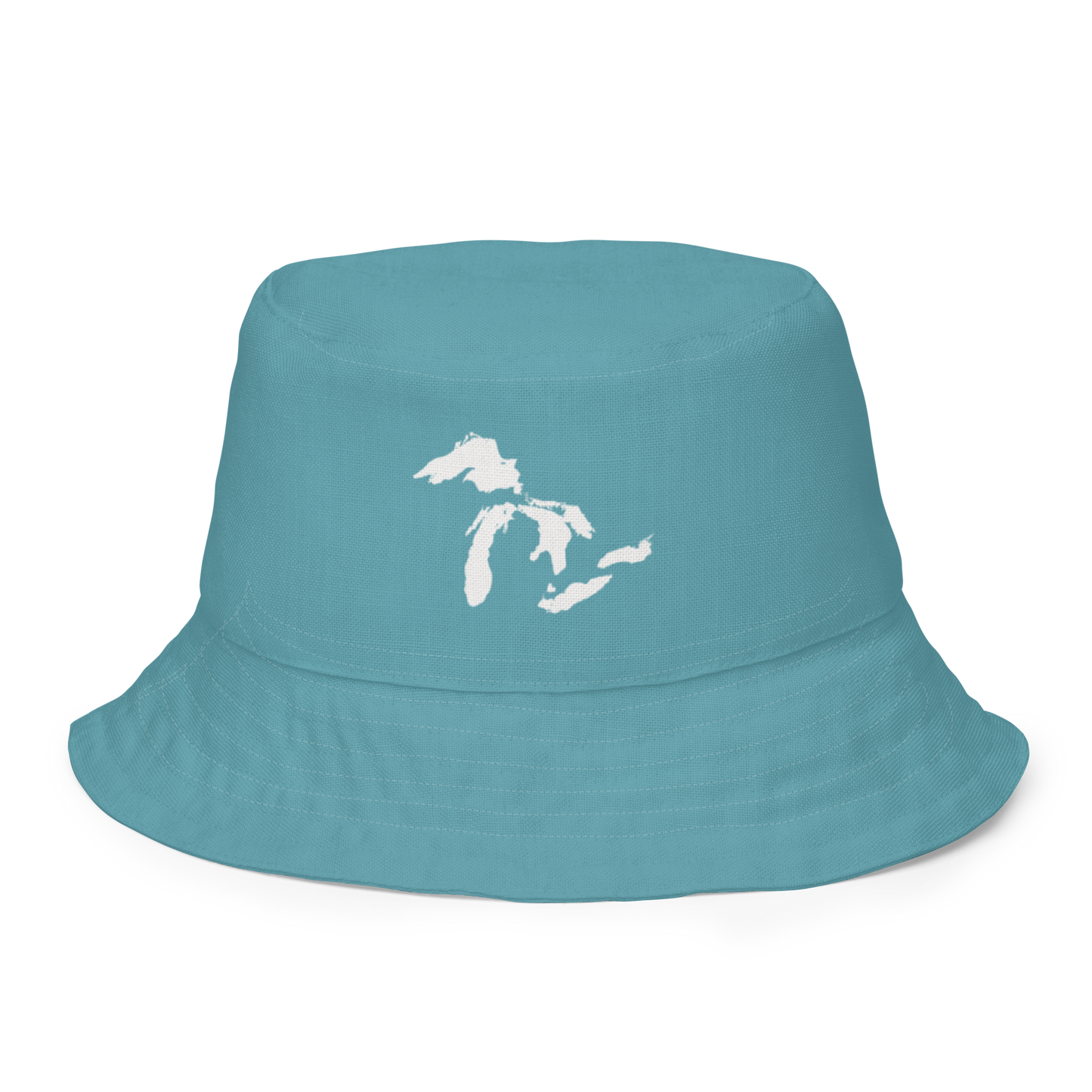 Great Lakes Reversible Bucket Hat | Huron Blue