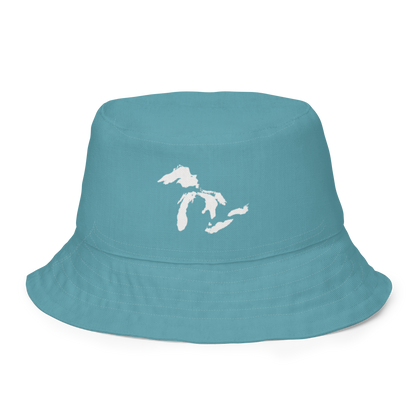 Great Lakes Reversible Bucket Hat | Huron Blue