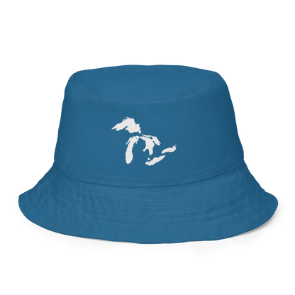 Great Lakes Reversible Bucket Hat | Blueberry