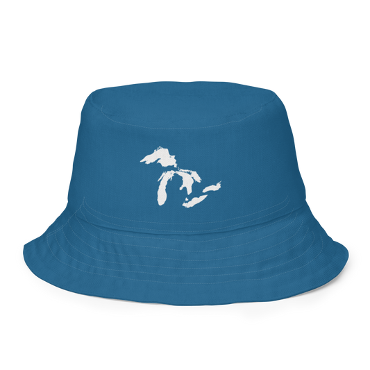 Great Lakes Reversible Bucket Hat | Blueberry