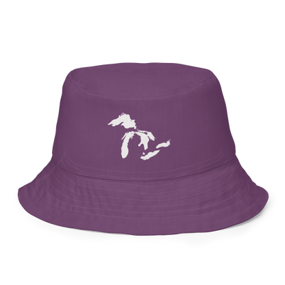 Great Lakes Reversible Bucket Hat | Plum