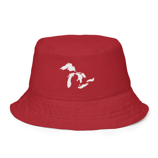 Great Lakes Reversible Bucket Hat | Thimbleberry Red