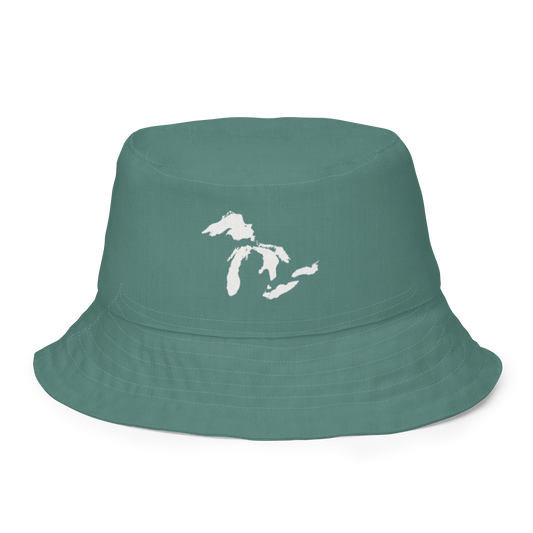 Great Lakes Reversible Bucket Hat | Copper Green