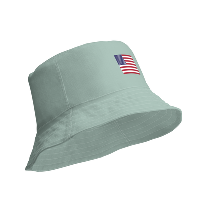 Michigan Upper Peninsula Bucket Hat (Patriot Edition) | Reversible - Opal Color