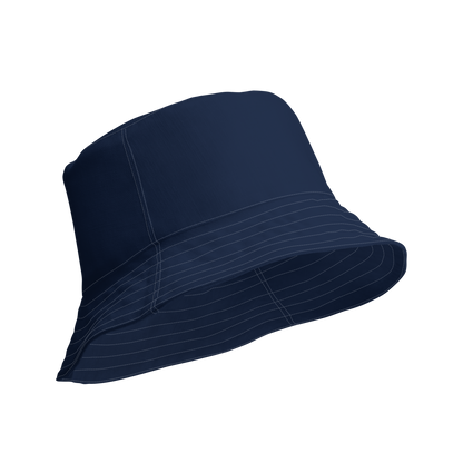 Michigan Upper Peninsula Bucket Hat (w/ UP Outline) | Reversible - Navy